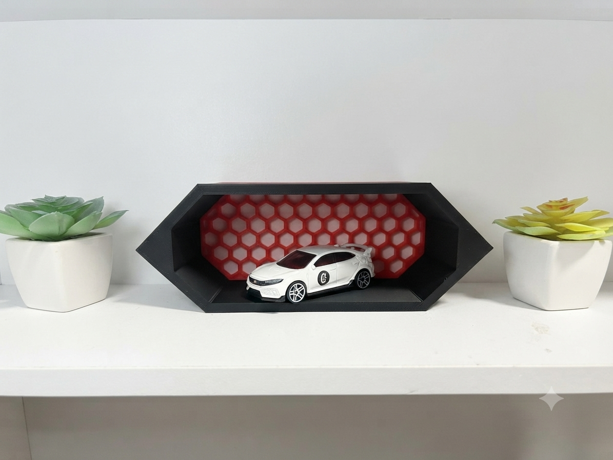 Modular showcase wall mount